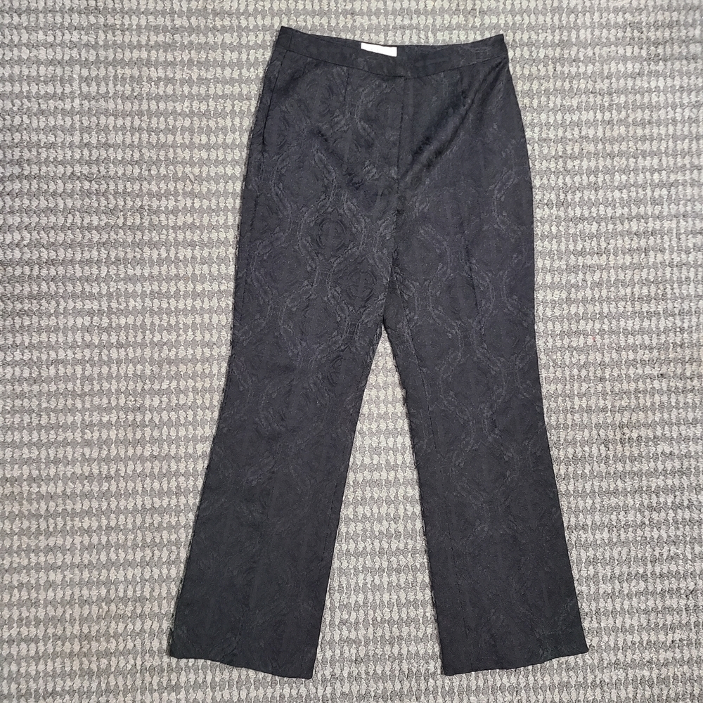 Worthington Black Textured Trousers
